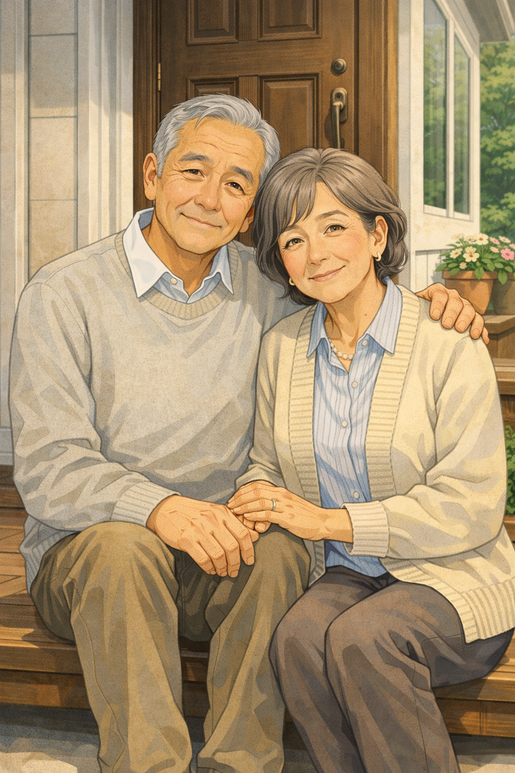 老夫婦イメージイラスト